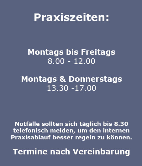 Praxiszeiten